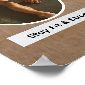 2026 Modern Circle Photo Vision Board Poster (Hoek)