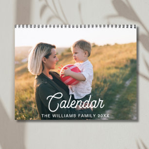 2026 Modern Creëer Uw eigen aangepaste familiefoto Kalender