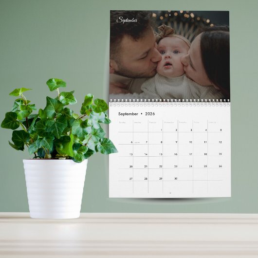 2026 Modern Custom Family Photo Calendar – Create  Kalender