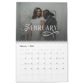 2026 Modern Elegant Wedding 14 Photos Newlyweds Kalender (Feb 2026)