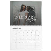 2026 Modern Elegant Wedding 14 Photos Newlyweds Kalender (Feb 2026)
