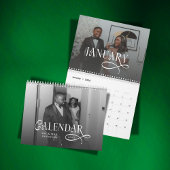 2026 Modern Elegant Wedding Photo Newlyweds Kalender