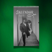 2026 Modern Elegant Wedding Photo Newlyweds Kalender