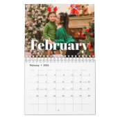 2026 Modern Family Photos Simple Overlay Text  Kalender (Feb 2026)