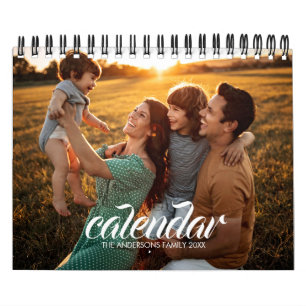 2026 Modern Maak Je Eigen Aangepaste Familie Foto Kalender