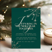 2026 Modern Minimal Classic Typography New Years Folie Uitnodiging