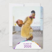 2026 Modern Stylish Graduation Photo Invitation Kaart (Voorkant)
