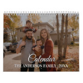 2026 Moderne Aangepaste Familie Foto Agenda – Maak Kalender (Hoes)