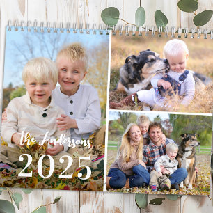 2026 Moderne Eenvoudige Aangepaste Fotocollage Nie Kalender