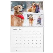 2026 Moderne Eenvoudige Aangepaste Fotocollage Nie Kalender (Jan 2027)
