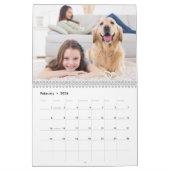 2026 Moderne Eenvoudige Gepersonaliseerde Familief Kalender (Feb 2026)
