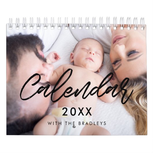 2026 Moderne familie fotokalender Kalender (Hoes)