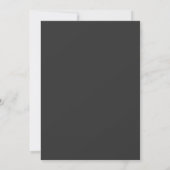2026 Moderne Houtskool Gouden Afstudeerfeest Kaart (Achterkant)