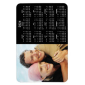 2026 Moderne Kalender Foto Magneet (Verticaal)