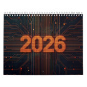 2026 Moderne Kruissteek Kunst | Esthetisch Kalender (Hoes)