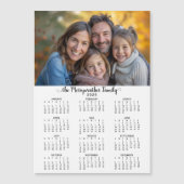 2026 Moderne Minimalistische Eenvoudige Fotokalend (Voorkant)