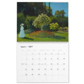 2026 Monet Kunst Wandkalender – Impressionistisch Kalender (Mar 2027)