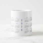 2026 Monthly Calendar  Grote Koffiekop (Voorkant)