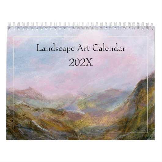 2026 Monthly Landscape Fine Art Painting  Kalender (Hoes)