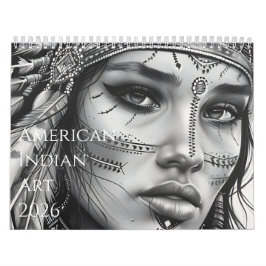 2026 Mooie indiaanse kunst Kalender