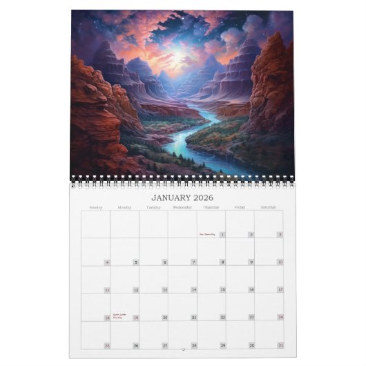 2026 Mooie Landschappen 2 Kalender (Jan 2026)