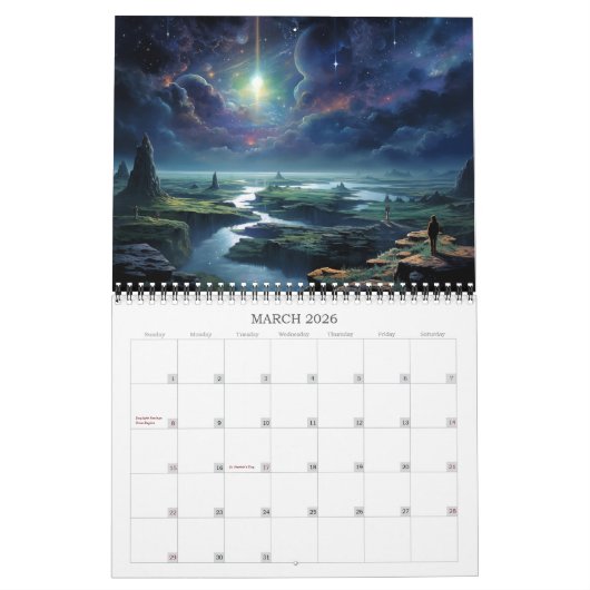 2026 Mooie Landschappen 4 Kalender (Mar 2026)