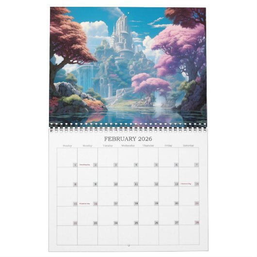2026 Mooie Landschappen 4 Kalender (Feb 2026)
