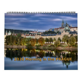 2026 Morning in the Prague Calendar Kalender