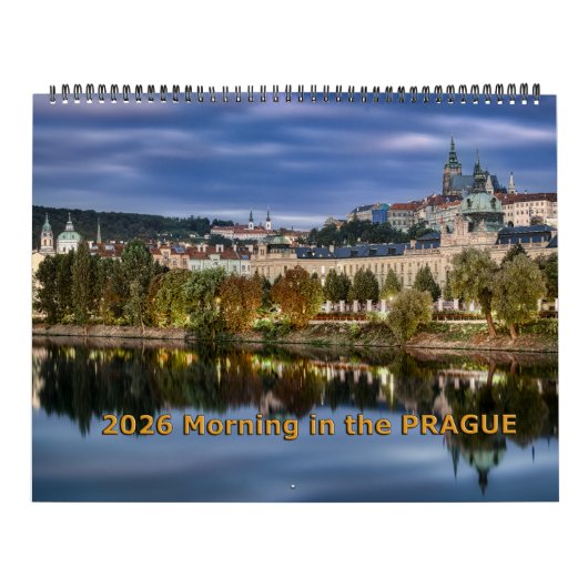 2026 Morning in the Prague Calendar Kalender (Hoes)