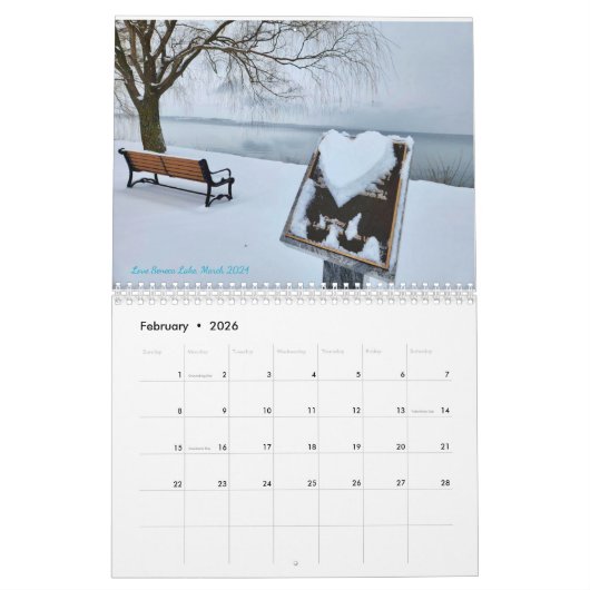 2026 (Mostly) Nature Calendar Kalender (Feb 2026)
