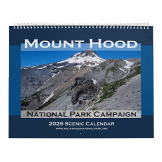 2026 Mount Hood National Park-campagnekalender Kalender