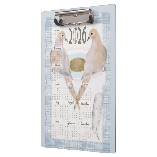 2026 Mourning Doves For Peace Klembord (Links)