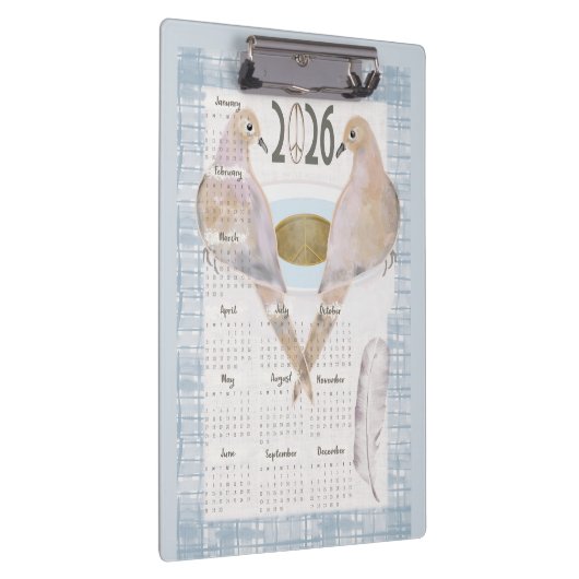 2026 Mourning Doves For Peace Klembord (Rechts)