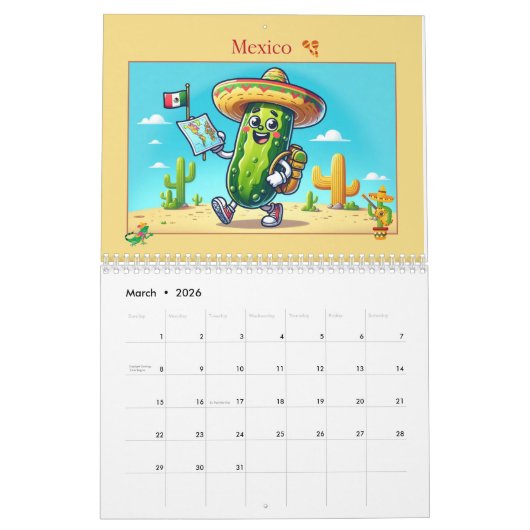 2026 Mr Pickle Takes a Vacation  Kalender (Mar 2026)