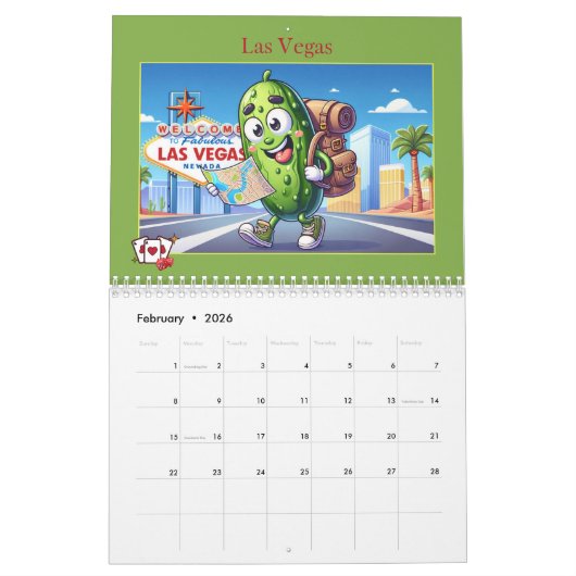 2026 Mr Pickle Takes a Vacation  Kalender (Feb 2026)