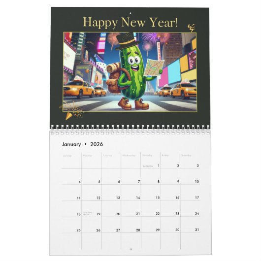 2026 Mr Pickle Takes a Vacation  Kalender (Jan 2026)
