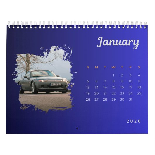 2026 MX-5 Miata Calendar Kalender (Hoes)