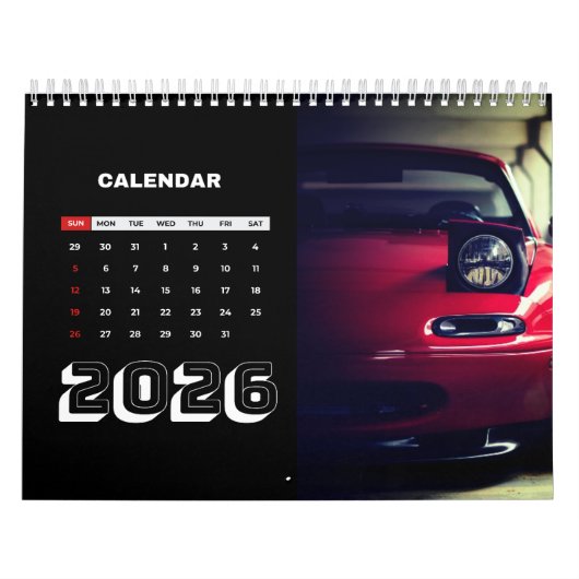 2026 MX-5 Miata Calendar Kalender (Hoes)