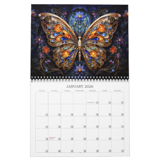 2026 Mystieke Vlinders Fantasy Art Kalender (Jan 2026)