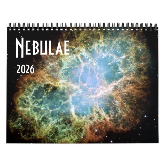 2026 NASA Space Nebulae Sterrenkalender Kalender (Hoes)