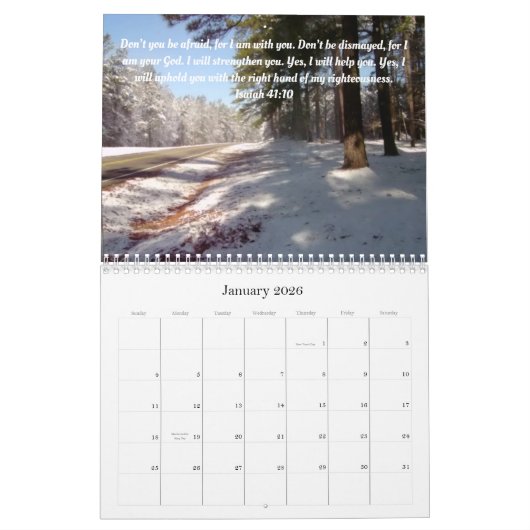 2026 Nature's Blessings Calendar Kalender (Jan 2026)