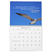 2026 Natuur Vogels met Opbeurende Bijbelteksten Kalender (Feb 2027)