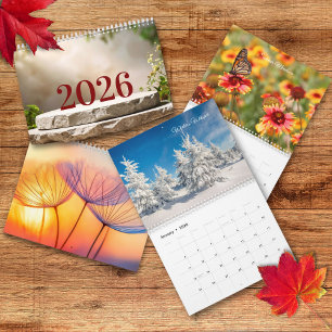 2026 Natuurfotografie Wandkalender Kalender