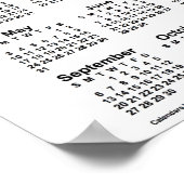 2026 Nebraska Sandhills Kalender van Janz Poster (Hoek)