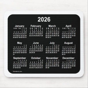 2026 Neon White Agenda van Janz Two Tone Muismat