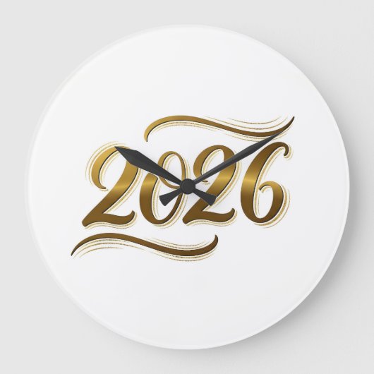 2026 New Year Grote Klok (Voorkant)