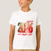 2026 NEW YEAR KIDS BASIC T SHIRT (Voorkant)