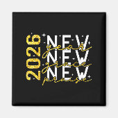 2026 New Year New Grace New Praise New Year's Eve  Magneet (Voorkant)