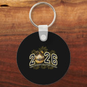 2026 New Year New Grace New Praise New Year's Eve Sleutelhanger (Voorkant)