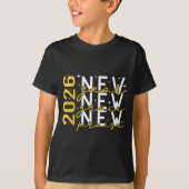 2026 New Year New Grace New Praise New Year's Eve  T-shirt (Voorkant)